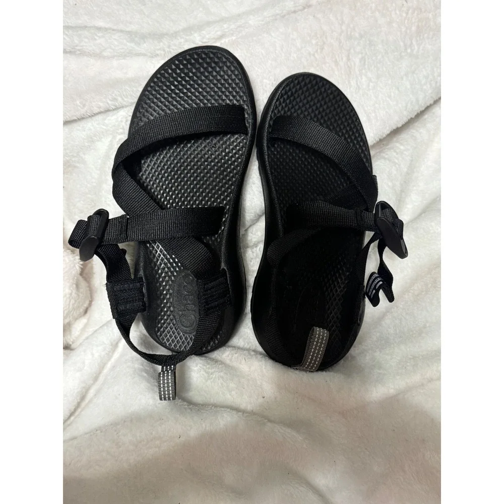 Chaco Kids Z1 Ecotread Black Sport Sandals J180197 Size 2